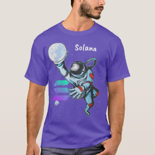T-shirt Solana SOL Space Man Astronaut Dunk Crypto Cryptoc