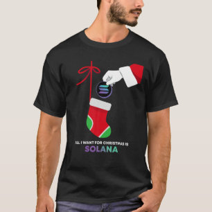 T-shirt Solana Token Chaussettes de Noël Tout ce que je ve