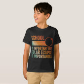 T-shirt Solar Eclipse 2024 École de Chemise Eclipse Solair (Devant entier)