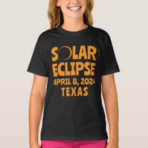 T-shirt Solar Eclipse 2024 Texas
