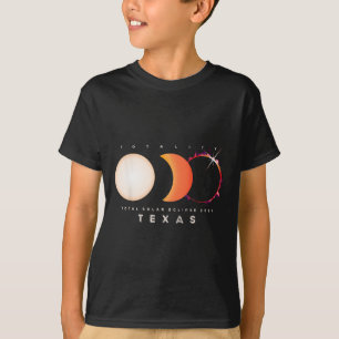 T-shirt Solar Eclipse 2024 Texas Total Eclipse America Gra