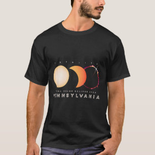 T-shirt Solar Eclipse 2024 Total Eclipse Pennsylvanie grap