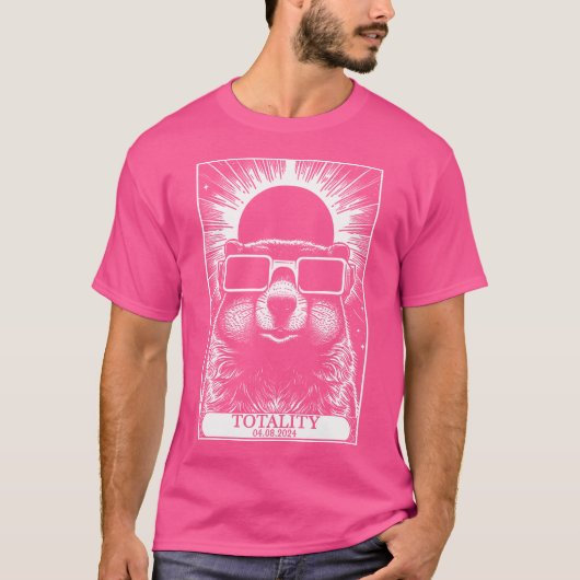 T-shirt Solar Eclipse 2024 Totalité Carte Tarot A (Devant)