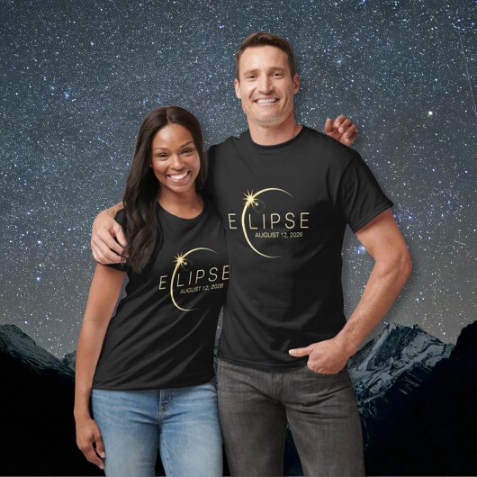 T-shirt Solar Eclipse Astronomy Event 2026