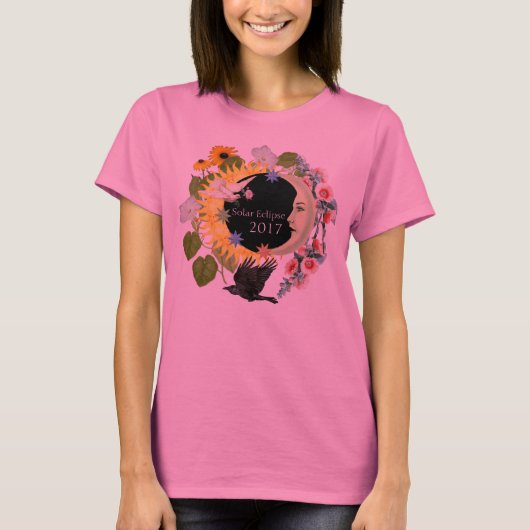 T-shirt Solar Eclipse femme's TieDye TShirt- Franklin, NC (Devant)