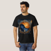 T-shirt Solar Eclipse Mystical Balance 2024 Ajouter Nom Ho (Devant entier)