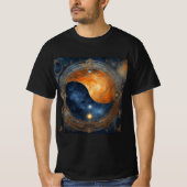 T-shirt Solar Eclipse Mystical Balance 2024 Ajouter Nom Ho (Devant)