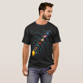 T-shirt Solar System Colorful Space Planets Educational Ki (Devant entier)