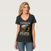 T-shirt Solar System old enough Pluto Space and Planets Sc (Devant entier)
