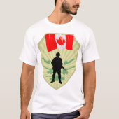 T-shirt Soldat canadien (Devant)