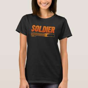 T-shirt Soldat Chargement de l'école Diplômés Soldat futur