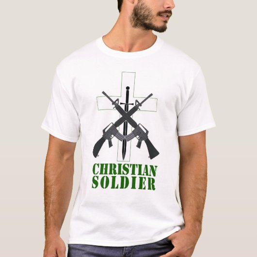 T-shirt Soldat chrétien (Devant)