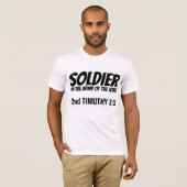 T-SHIRT SOLDAT DANS L'ARMÉE DE L'ÉTERNEL, (Devant entier)