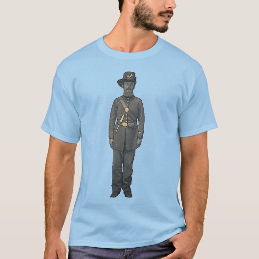 T-shirt Soldat de l'Union de la Guerre civile en uniforme (Devant)