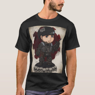 T-shirt Soldat de style COG chibi blindé
