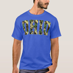 T-shirt Soldat État de l'Ohio Militaire Camo