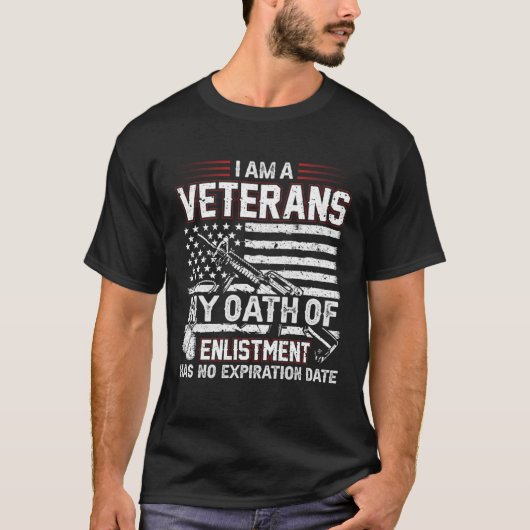 T-shirt Soldat Honor Duty America L'enrôlement n'a pas d'e (Devant)