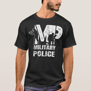 T-shirt Soldat Retraité Vétéran Militaire Police Militaire