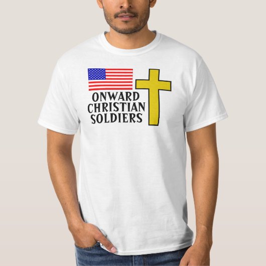 T-shirt Soldats chrétiens en avant (Devant)