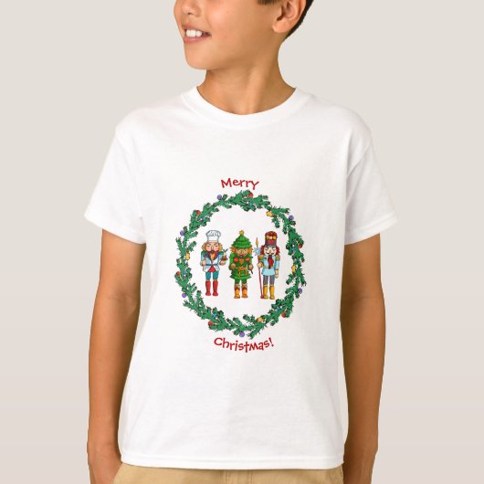 T-shirt Soldats de jouet de casse-noix de Noël (Devant)