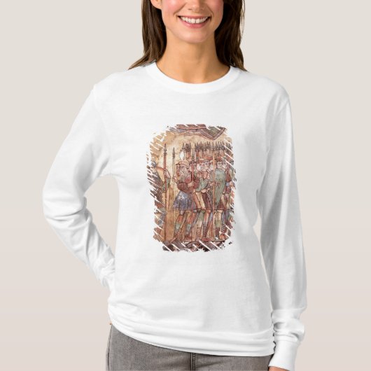 T-shirt Soldats d'infanterie dans les croisades (Devant)