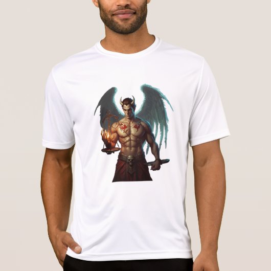 T-shirt Solde de l'angle diable (Devant)