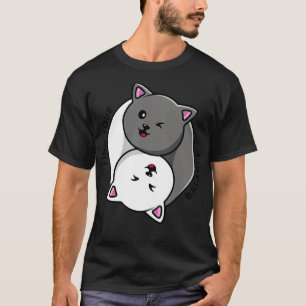 T-shirt Solde du chat Yinyang