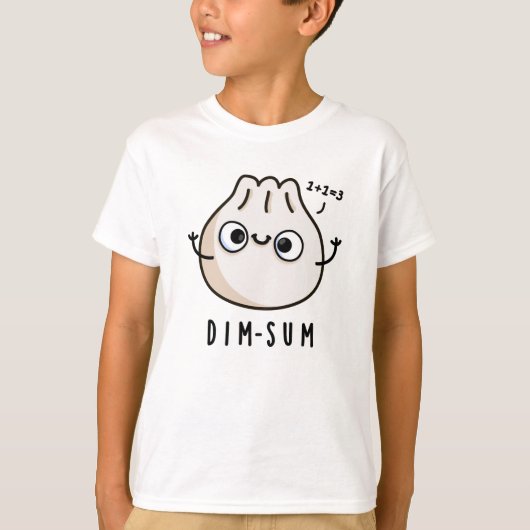 T-shirt Soldes mathématiques Dim-sum Funny Dimsum (Devant)