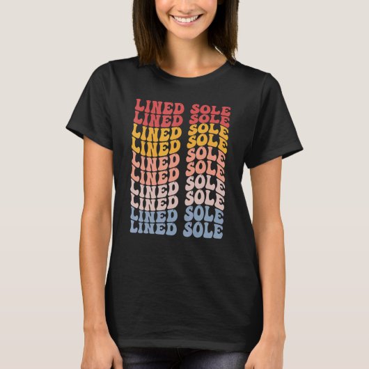 T-shirt Sole Lignée Groovy Poisson Rétro (Devant)