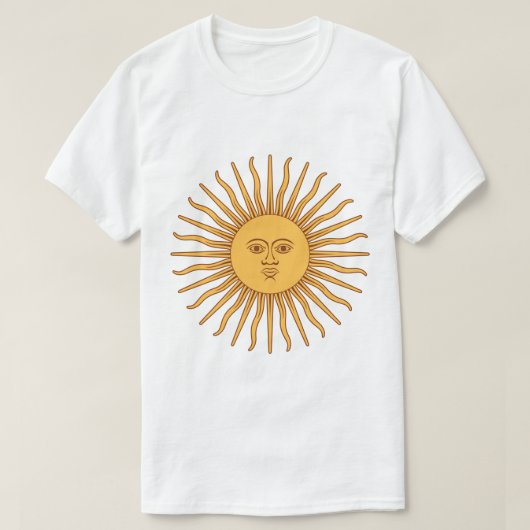 T-shirt Soleil argentin (Design devant)