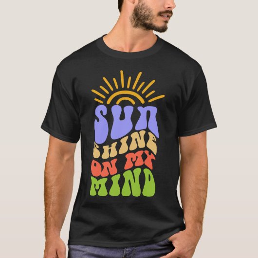 T-shirt Soleil Brille Sur Mon Esprit (Devant)
