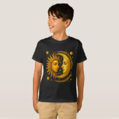 T-shirt Soleil Céleste Et Lune (Devant entier)