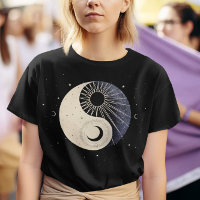 Soleil céleste et lune