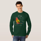 T-shirt Soleil Conure Anatomie Funny Mignonne Animal Parro (Devant entier)