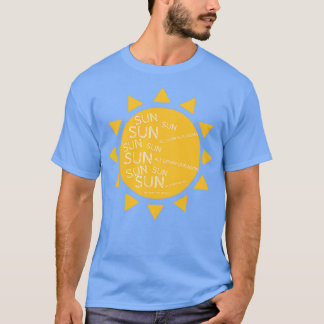 T-shirt Soleil de cinq ans