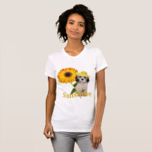 Soleil de Havanese et chemises de marguerites