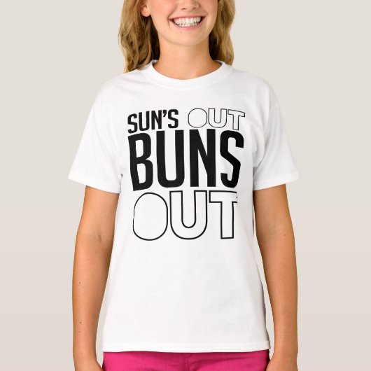 T-shirt Soleil dehors fesses dehors (Devant)