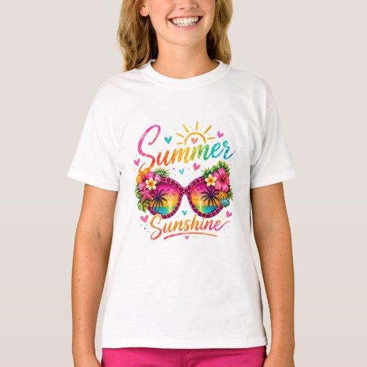 T-shirt Soleil d'été (Devant)