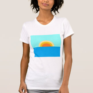 T-shirt Soleil d'été dans l'eau