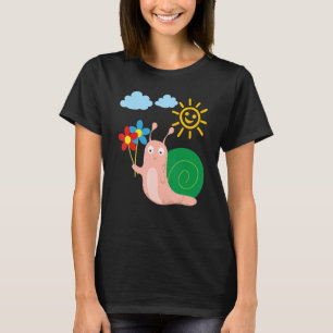 T-shirt Soleil d'été et escargot