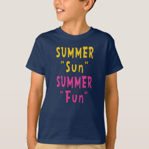 T-shirt Soleil d'été, plaisir d'été