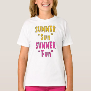 T-shirt Soleil d'été, plaisir d'été
