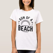 T-shirt Soleil D'Une Plage (Devant)