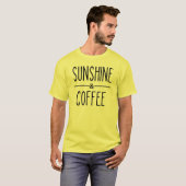 T-shirt Soleil et café (Devant entier)