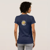 T-shirt Soleil et Lune Art Portable Abstrait (Dos entier)