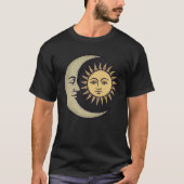 T-shirt Soleil et lune mystique Unisex (Devant)