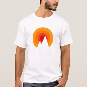 T-shirt Soleil et montagnes