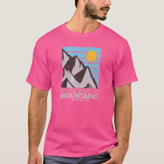 T-shirt Soleil Et Montagnes Salutation Randonnée Vêtements