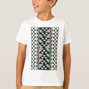 T-shirt Soleil et pluie natifs en vert
