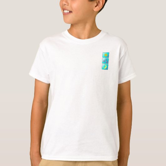 T-shirt Soleil Étoiles et Lune (Devant)